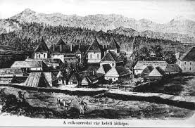 Csíkszereda korabeli metszete