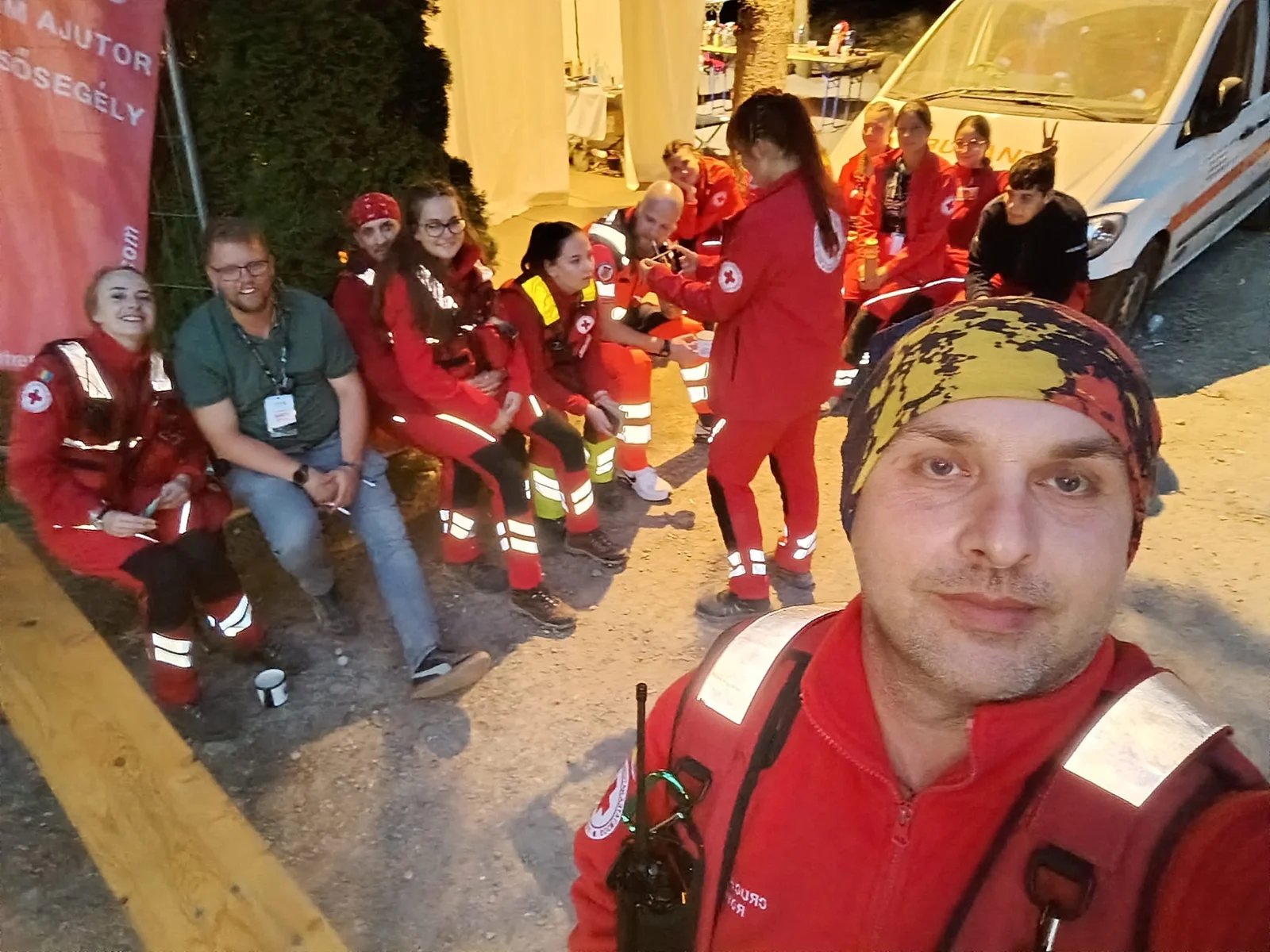 Hargita Megyei Vöröskereszt gyergyószentmiklósi fiókja a Tusványoson